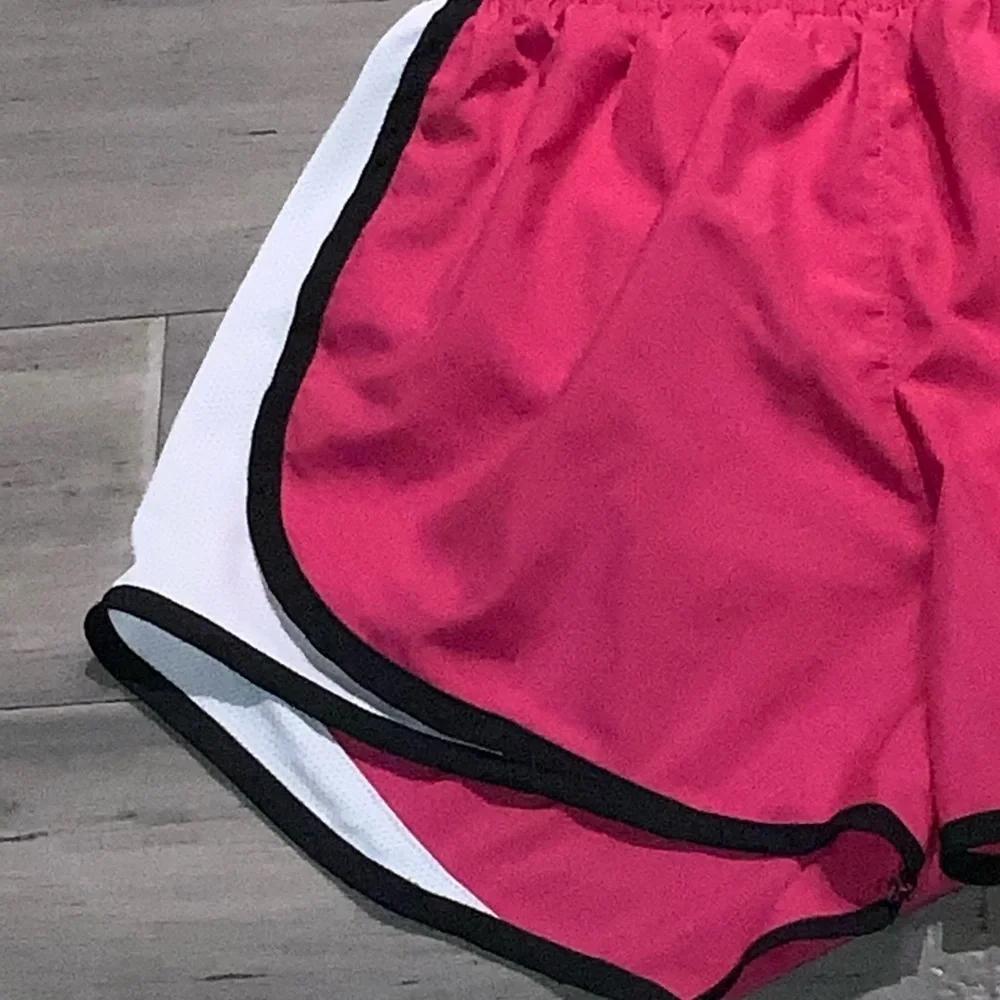 Nike Pink Mesh Lined Drawstring Waist Running Shorts XS